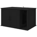 Casa pentru pisici Negru 85 x 55 x 50 cm Lemn compozit - WALTI WALTI