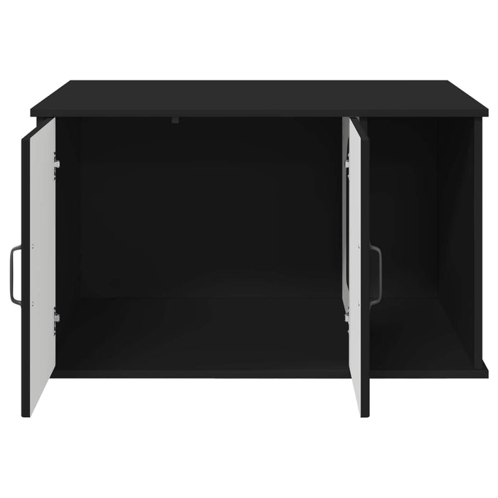 Casa pentru pisici Negru 85 x 55 x 50 cm Lemn compozit - WALTI WALTI