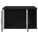 Casa pentru pisici Negru 85 x 55 x 50 cm Lemn compozit - WALTI WALTI