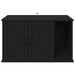 Casa pentru pisici Negru 85 x 55 x 50 cm Lemn compozit - WALTI WALTI