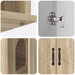 Casa pentru pisici Sonoma 85 x 55 x 50 cm Lemn compozit - WALTI WALTI