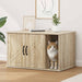 Casa pentru pisici Sonoma 85 x 55 x 50 cm Lemn compozit - WALTI WALTI