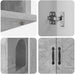 Casa pentru pisici Beton 85 x 55 x 50 cm Lemn compozit - WALTI WALTI