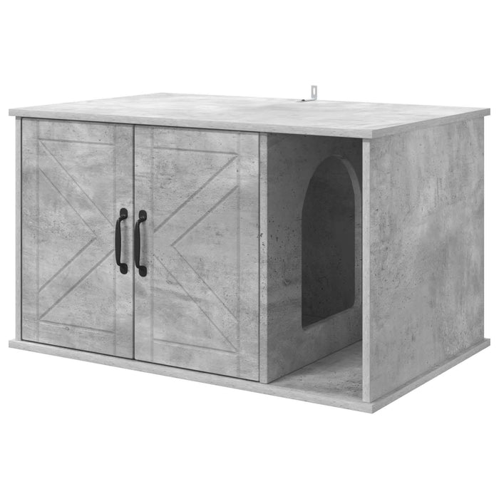 Casa pentru pisici Beton 85 x 55 x 50 cm Lemn compozit - WALTI WALTI