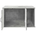 Casa pentru pisici Beton 85 x 55 x 50 cm Lemn compozit - WALTI WALTI