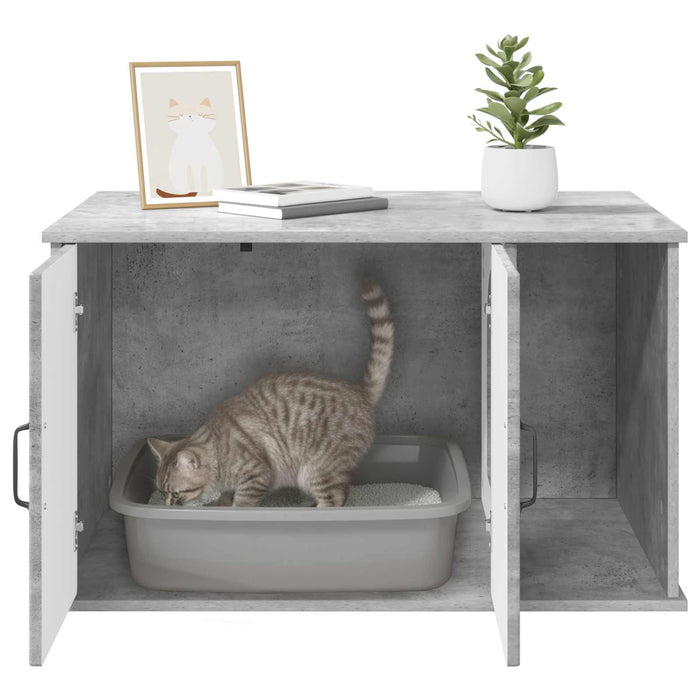 Casa pentru pisici Beton 85 x 55 x 50 cm Lemn compozit - WALTI WALTI
