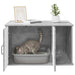 Casa pentru pisici Beton 85 x 55 x 50 cm Lemn compozit - WALTI WALTI