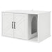 Casa pentru pisici Alb Lucios 85 x 55 x 50 cm Lemn compozit - WALTI WALTI