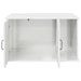 Casa pentru pisici Alb Lucios 85 x 55 x 50 cm Lemn compozit - WALTI WALTI