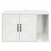 Casa pentru pisici Alb Lucios 85 x 55 x 50 cm Lemn compozit - WALTI WALTI