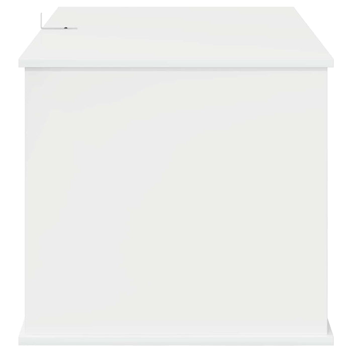 Casa pentru pisici Alb Lucios 85 x 55 x 50 cm Lemn compozit - WALTI WALTI
