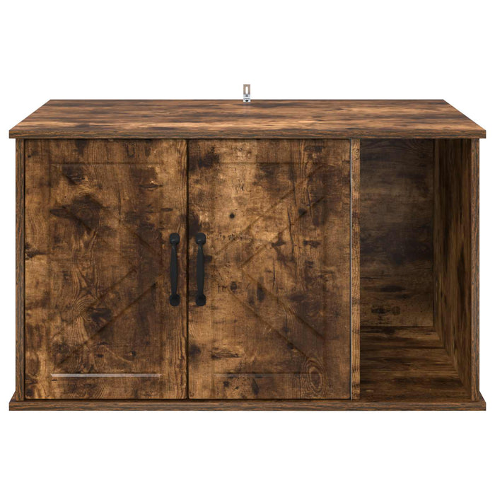 Casa pentru pisici Stejar fumuriu 85 x 55 x 50 cm Lemn compozit - WALTI WALTI