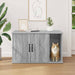 Casa pentru pisici Gri Sonoma 85 x 55 x 50 cm Lemn compozit - WALTI WALTI