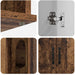 Casa pentru pisici Lemn vechi 85 x 55 x 50 cm Lemn compozit - WALTI WALTI