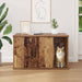 Casa pentru pisici Lemn vechi 85 x 55 x 50 cm Lemn compozit - WALTI WALTI