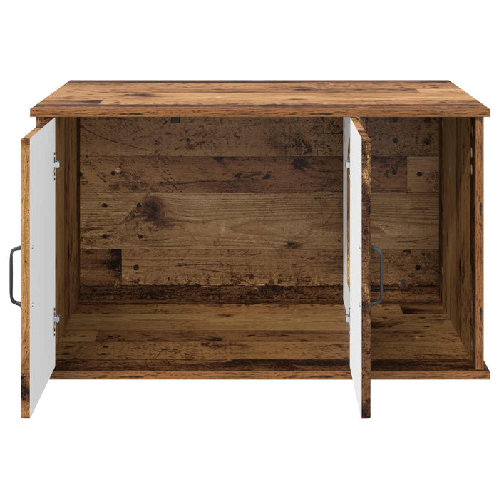 Casa pentru pisici Lemn vechi 85 x 55 x 50 cm Lemn compozit - WALTI WALTI