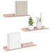 Raft de perete cu raft Pe perete 3 pcs Roz 40 x 9 x 2,5 cm - WALTI WALTI