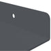 Raft de perete cu raft Pe perete 3 pcs Antracit 40 x 9 x 2,5 cm - WALTI WALTI