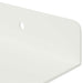 Raft de perete cu raft Pe perete 3 pcs Alb 40 x 9 x 2,5 cm - WALTI WALTI