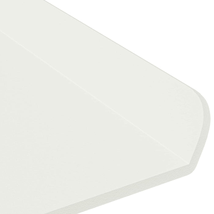 Raft de perete cu raft Pe perete 3 pcs Alb 40 x 9 x 2,5 cm - WALTI WALTI