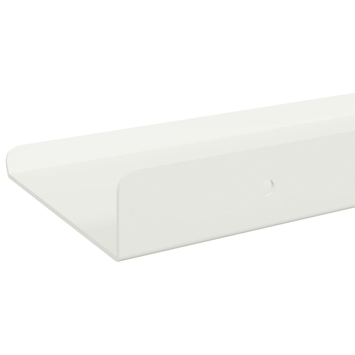 Raft de perete cu raft Pe perete 3 pcs Alb 40 x 9 x 2,5 cm - WALTI WALTI