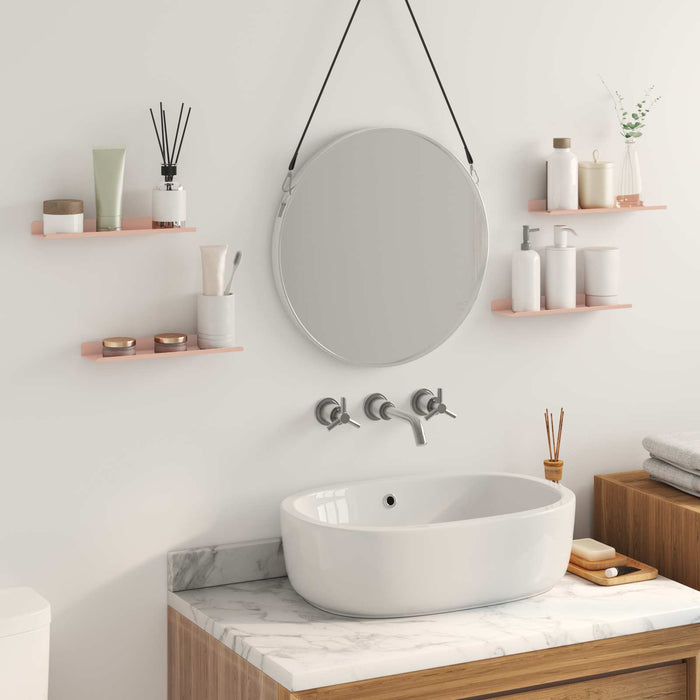 Raft de perete cu raft Pe perete 4 pcs Roz 30 x 9 x 2,5 cm - WALTI WALTI