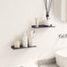 Raft de perete cu raft Pe perete 2 pcs Antracit 30 x 9 x 2,5 cm - WALTI WALTI