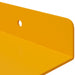 Raft de perete cu raft 4 pcs Galben muștar 30 x 9 x 2,5 cm - WALTI WALTI