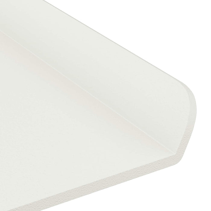 Raft de perete cu raft Pe perete 4 pcs Alb 30 x 9 x 2,5 cm - WALTI WALTI