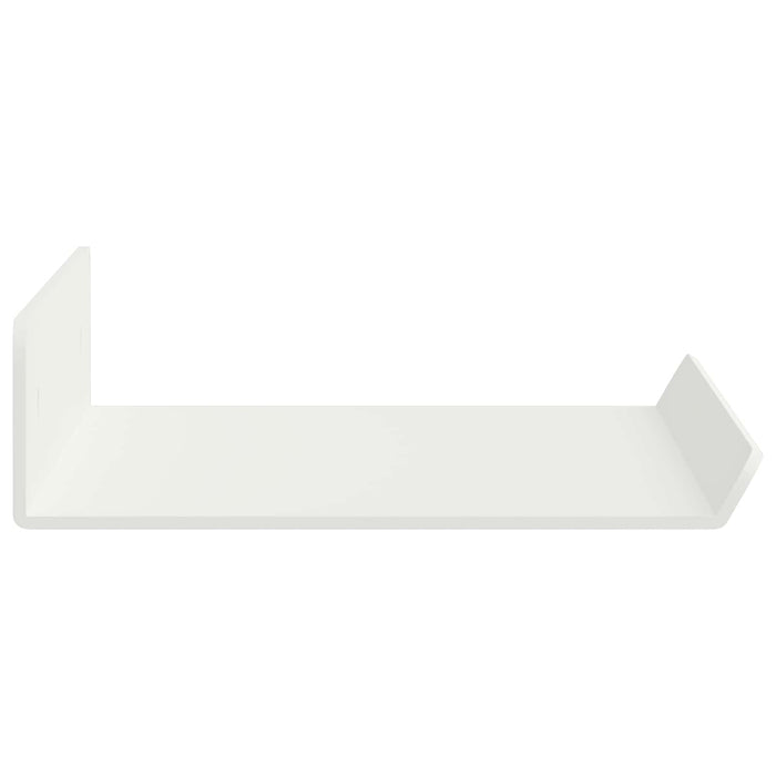Raft de perete cu raft Pe perete 4 pcs Alb 30 x 9 x 2,5 cm - WALTI WALTI