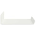 Raft de perete cu raft Pe perete 4 pcs Alb 30 x 9 x 2,5 cm - WALTI WALTI