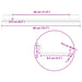 Raft de perete cu raft 4 pcs Galben muștar 40 x 9 x 2,5 cm - WALTI WALTI