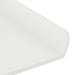Raft de perete cu raft Pe perete 2 pcs Alb 40 x 9 x 2,5 cm - WALTI WALTI