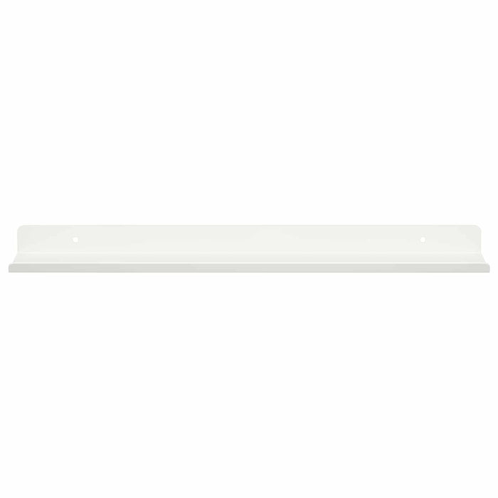 Raft de perete cu raft Pe perete 4 pcs Alb 40 x 9 x 2,5 cm - WALTI WALTI