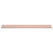 Raft de perete cu raft Pe perete 2 pcs Roz 60 x 9 x 2,5 cm - WALTI WALTI