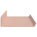 Raft de perete cu raft Pe perete 2 pcs Roz 60 x 9 x 2,5 cm - WALTI WALTI