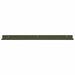 Raft de perete cu raft 2 pcs Verde măsliniu 60 x 9 x 2,5 cm - WALTI WALTI