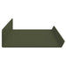 Raft de perete cu raft 2 pcs Verde măsliniu 60 x 9 x 2,5 cm - WALTI WALTI
