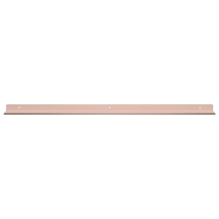 Raft de perete cu raft Pe perete 2 pcs Roz 80 x 9 x 2,5 cm - WALTI WALTI