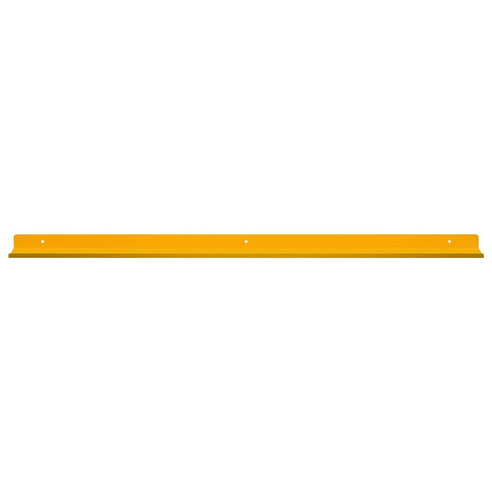 Raft de perete cu raft 2 pcs Galben muștar 80 x 9 x 2,5 cm - WALTI WALTI