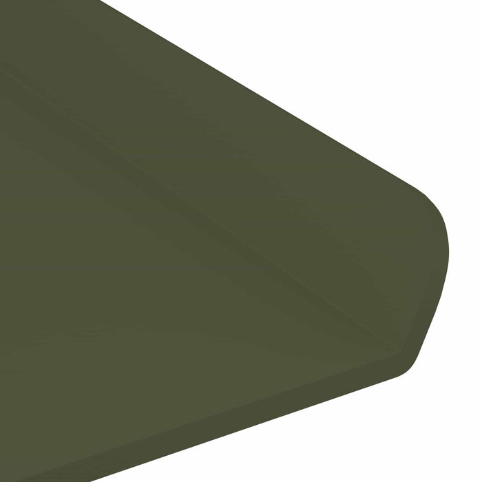 Raft de perete cu raft 4 pcs Verde măsliniu 80 x 9 x 2,5 cm - WALTI WALTI