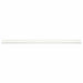 Raft de perete cu raft Pe perete 2 pcs Alb 80 x 9 x 2,5 cm - WALTI WALTI