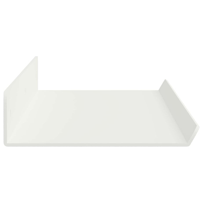 Raft de perete cu raft Pe perete 4 pcs Alb 80 x 9 x 2,5 cm - WALTI WALTI