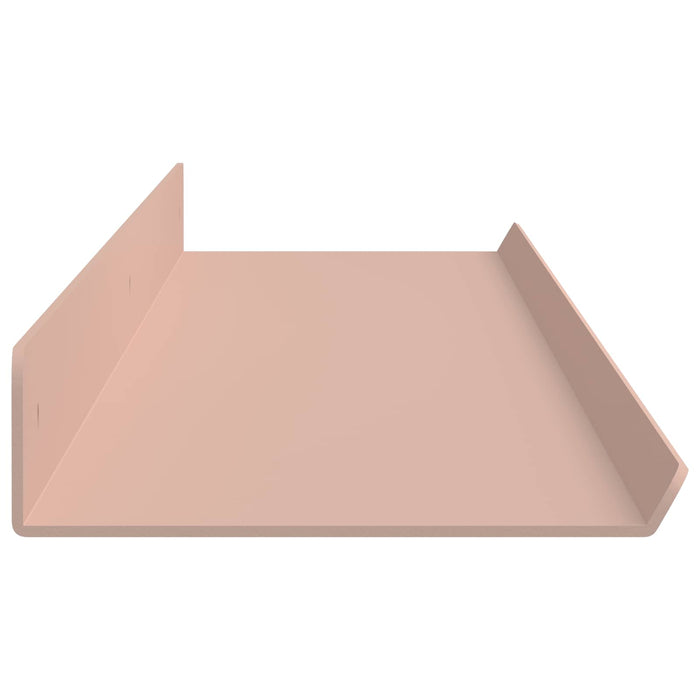 Raft de perete cu raft Pe perete 2 pcs Roz 100 x 9 x 2,5 cm - WALTI WALTI