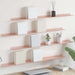 Raft de perete cu raft Pe perete 4 pcs Roz 100 x 9 x 2,5 cm - WALTI WALTI