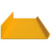 Raft de perete cu raft 4 pcs Galben muștar 100 x 9 x 2,5 cm - WALTI WALTI