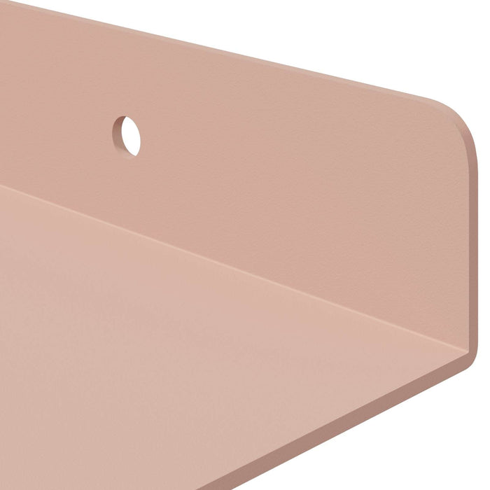 Raft de perete cu raft Pe perete 4 pcs Roz 30 x 18 x 2,5 cm - WALTI WALTI