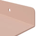 Raft de perete cu raft Pe perete 4 pcs Roz 30 x 18 x 2,5 cm - WALTI WALTI