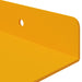 Raft de perete cu raft 2 pcs Galben muștar 30 x 18 x 2,5 cm - WALTI WALTI