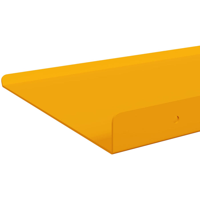 Raft de perete cu raft 2 pcs Galben muștar 30 x 18 x 2,5 cm - WALTI WALTI